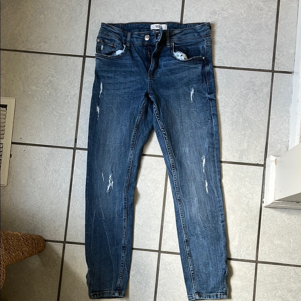 Women’s  Blue Skinny Jeans